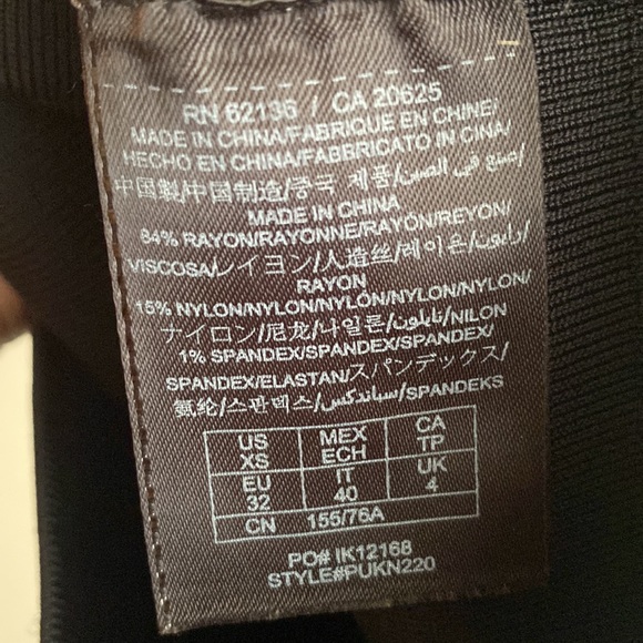 Guess By Marciano Black Mini Bandage Night Out Dress - Picture 6 of 7